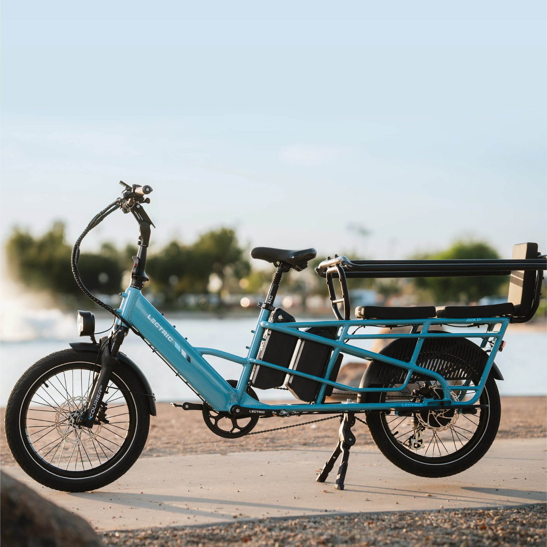 XPedition 2.0 Raindrop Blue Long-Range Dual-Battery eBike