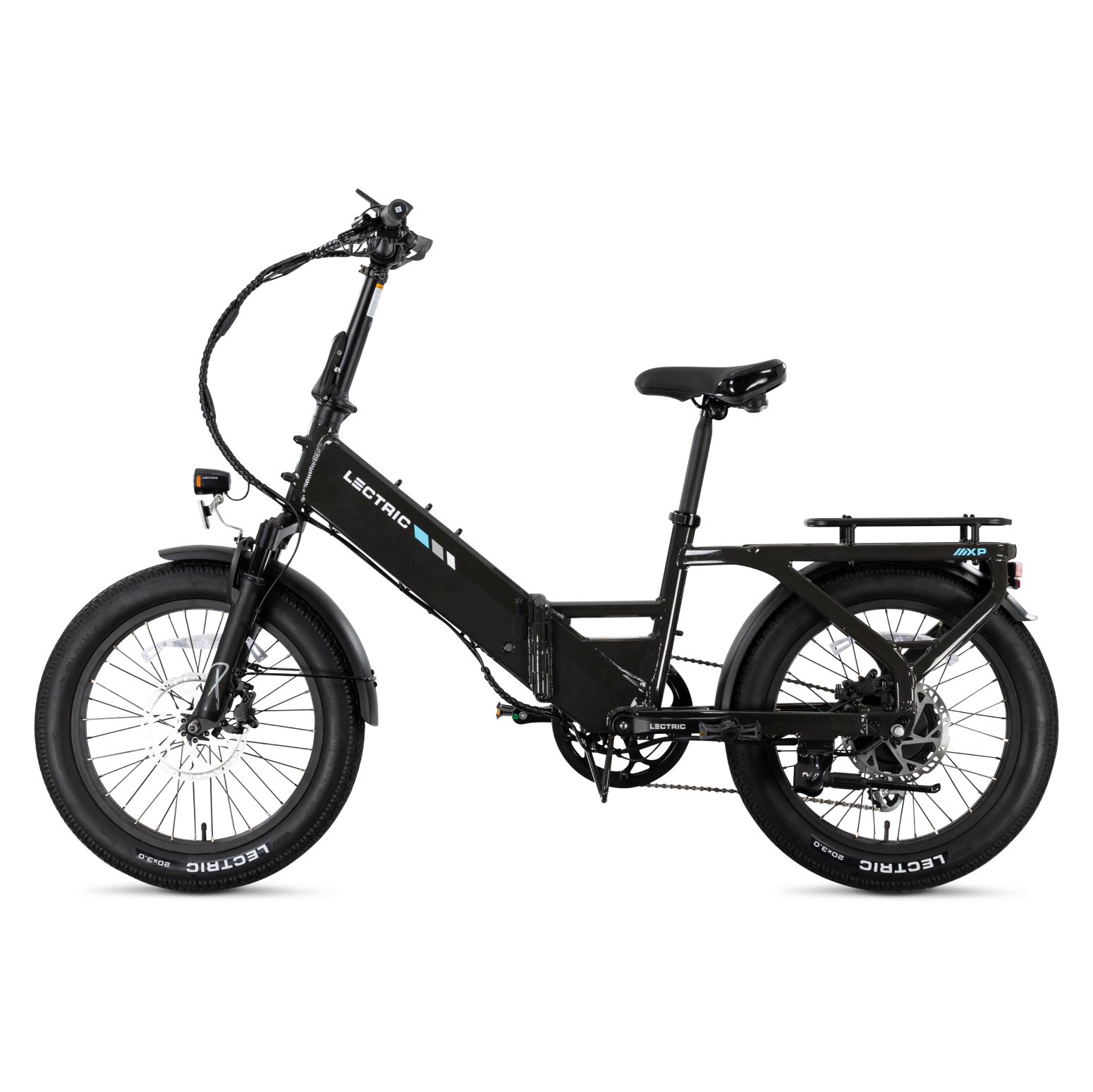Lectric XP4 750 Step-Thru Electric Bike in Tempest Grey | Adult Folding Electric Bike | Class 3 eBike
