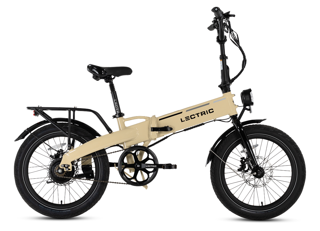 Lectric XP Lite2 Long-Range eBike in Sandstorm | Electric Commuter Bike | Adult Folding Electric Bike | Lightweight eBike