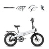 XP Lite2 Arctic White Long-Range + FREE Rear Rack, Fenders, Elite Headlight, Suspension Seat Post ($316 Value)