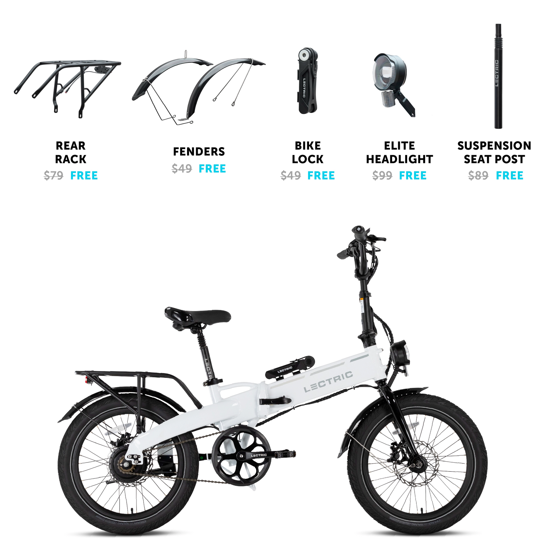 XP Lite 2.0 Arctic White Long-Range eBike