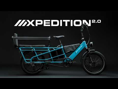 XPedition 2.0 Raindrop Blue Long-Range Dual-Battery eBike