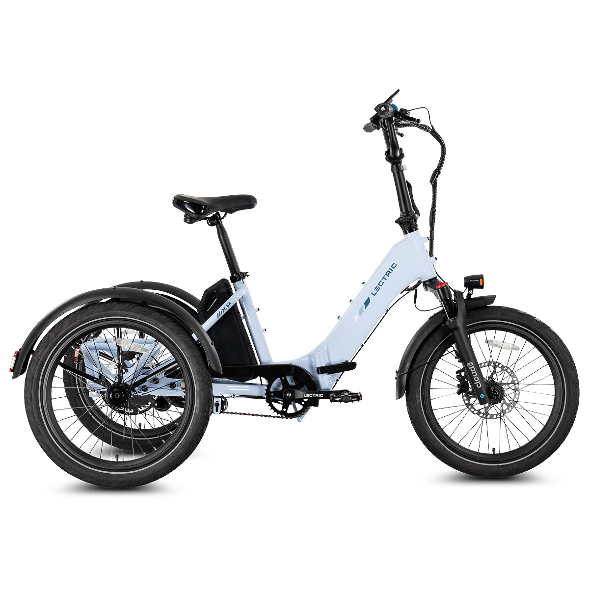 XP Trike2 750 Glacier Blue + FREE Cargo Package, Support Seat, Elite Headlight, Suspension Seat Post ($455 Value)