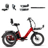 XP Trike2 750 Phoenix Red + FREE Cargo Package, Support Seat, Elite Headlight, Suspension Seat Post ($455 Value)