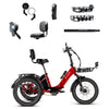 XP Trike2 750 Phoenix Red + FREE Cargo Package, Support Seat, Elite Headlight, Suspension Seat Post, Bike Lock, Mirrors ($558 Value)