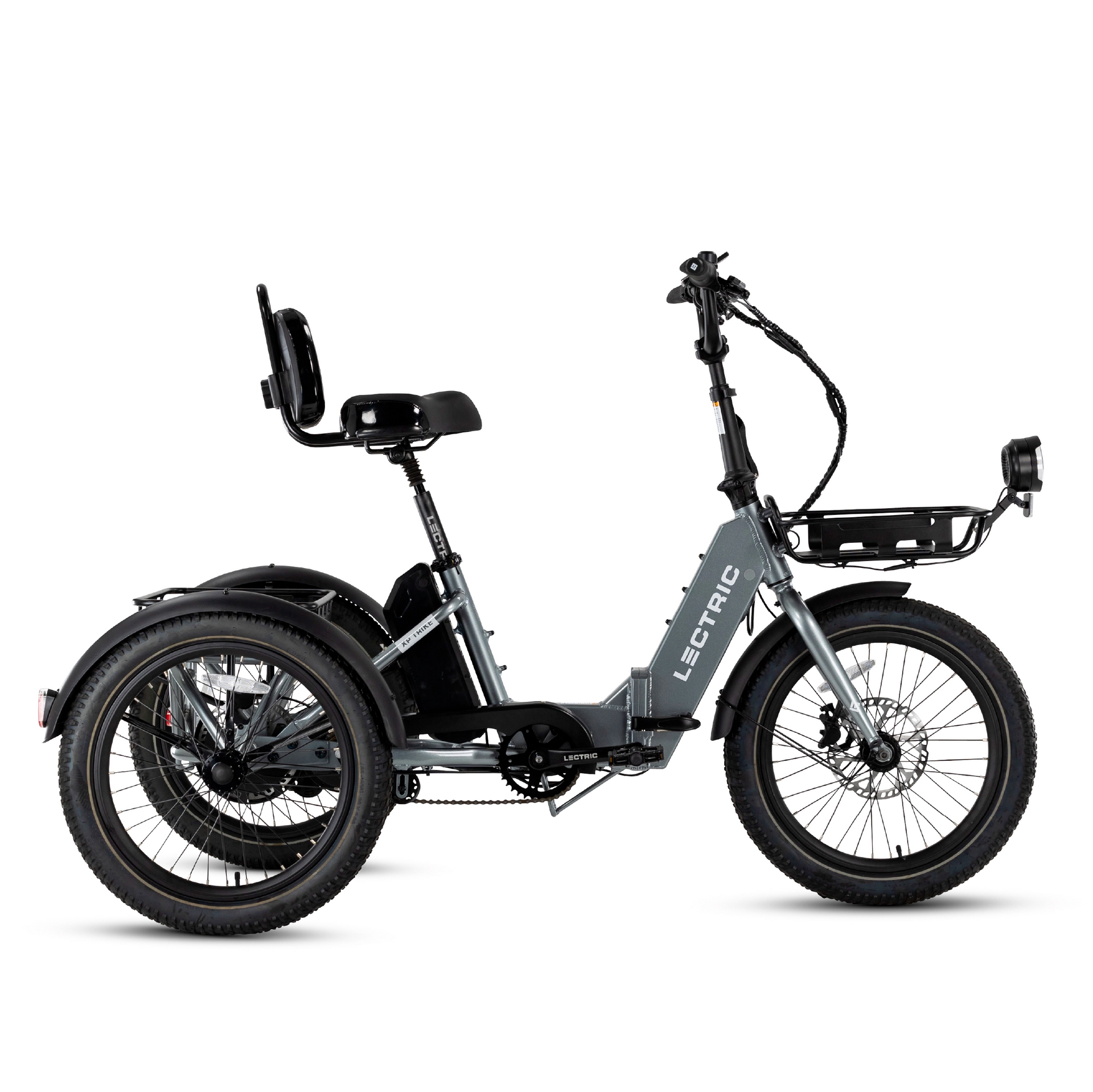 Lectric XP Electric Trike Adult Folding Electric Trike Lightweight Ebike Class 2 Ebike Best Electric Bike for Seniors
