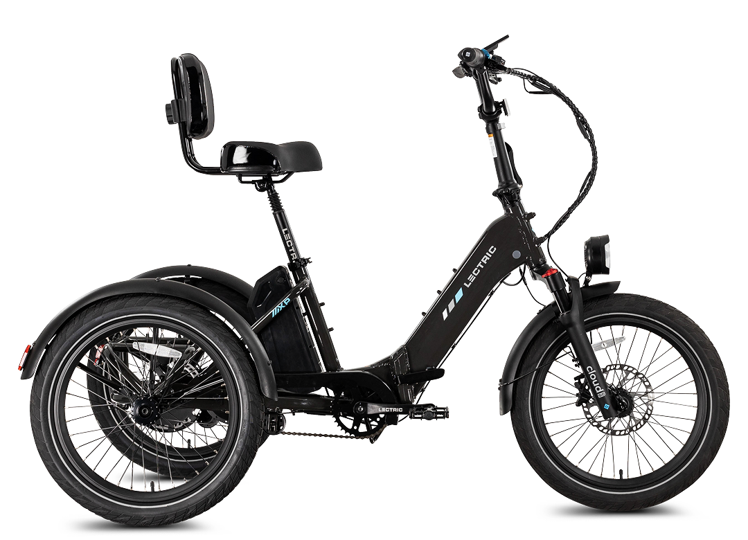 three-wheel electric bicycles Lectric XP 500 Trike2 (Tempest Gray)