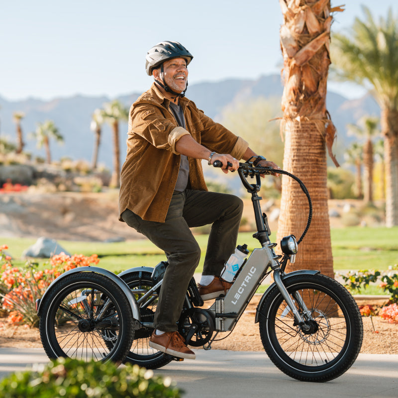 Electric three wheel bike deals for adults