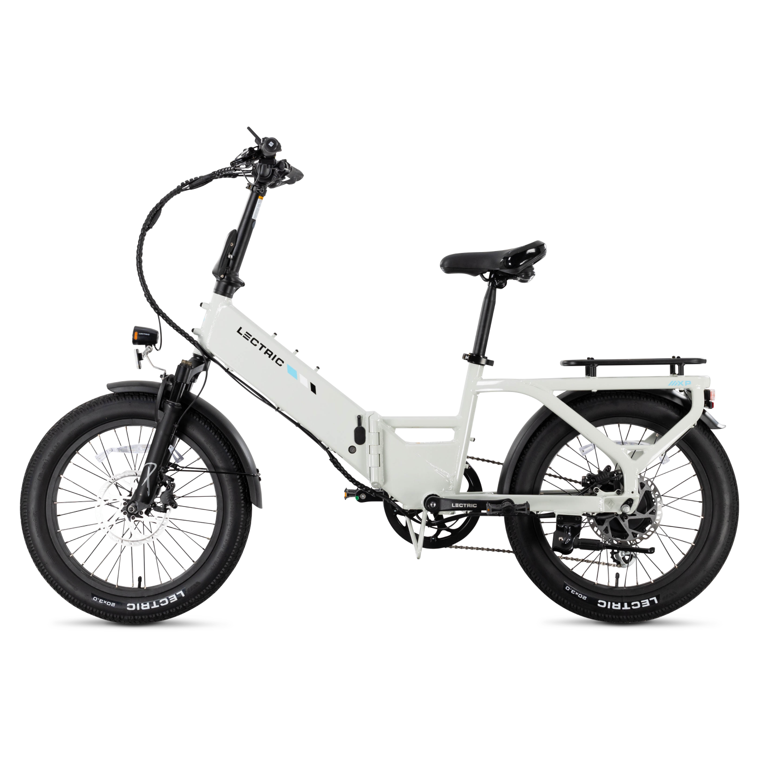 Lectric eBikes - XP4 Step-Thru Foldable eBike (Max 50mi/28mph) + LevelUp Rack