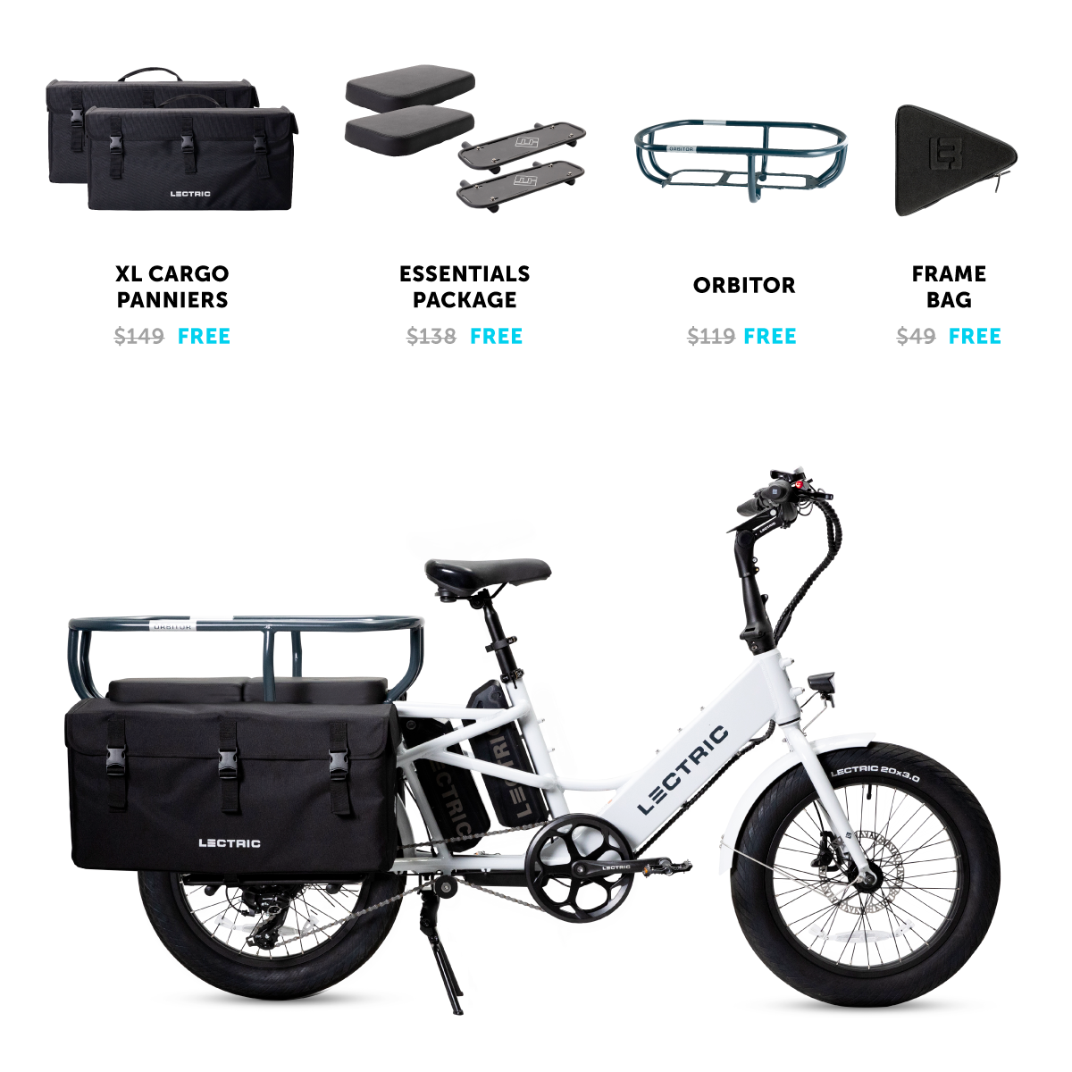 XPedition Dual-Battery Cargo eBike