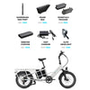 XPedition 2.0 Stratus White Long-Range Dual-Battery + FREE Running Boards, Cushions, Elite Headlight, Suspension Seat Post, Fast Charger, & Frame Bag ($534 Value)