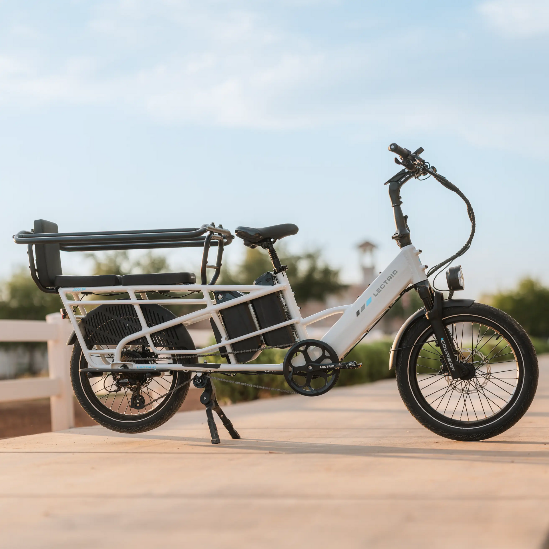 XPedition 2.0 Stratus White Long-Range Dual-Battery eBike