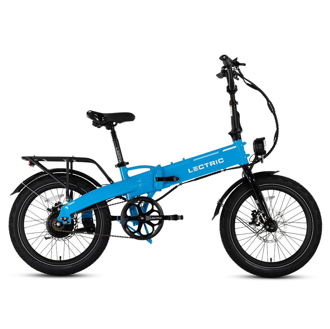 range of electric bicycles XP Lite2 Lectric Blue Long-Range eBike