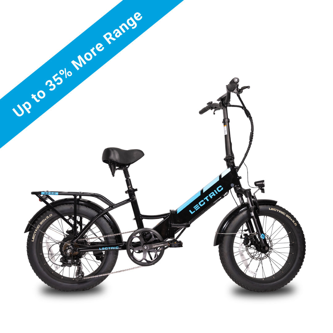 Black Step-Thru 3.0 e-bike with Up to 35% More Range banner