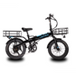 Unfolded 3.0 Black XP stock image with standard seat and post and Cargo Package installed