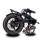 3.0 folded XP on drive side crank stock image