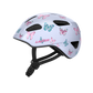 side of a butterfly themed kids helmet 