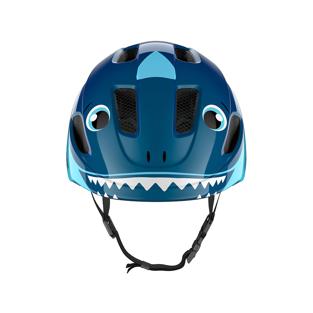 front of shark helmet