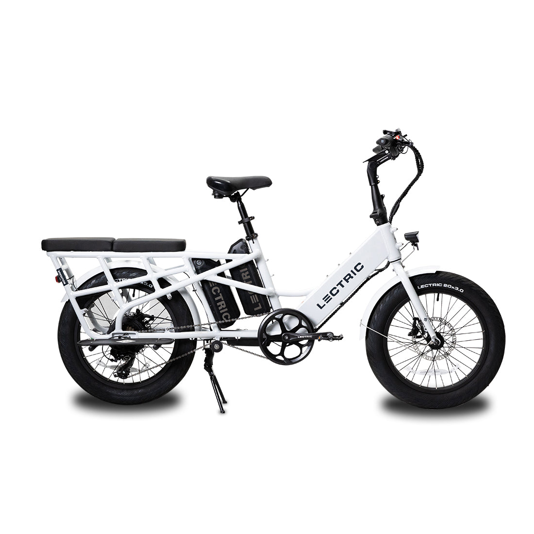 Lectric XPedition ebike with cushions and running boards (essentials package)