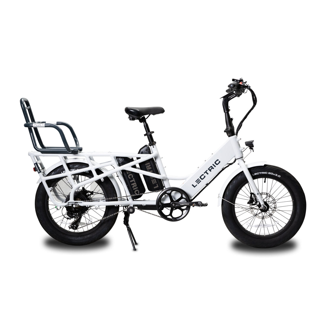 XPedition ebike from lectric with Plus 1 chair