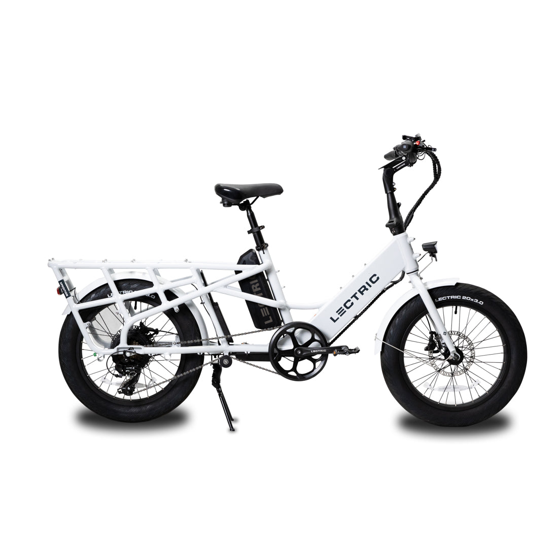 lectric xpedition ebike with single battery mounted