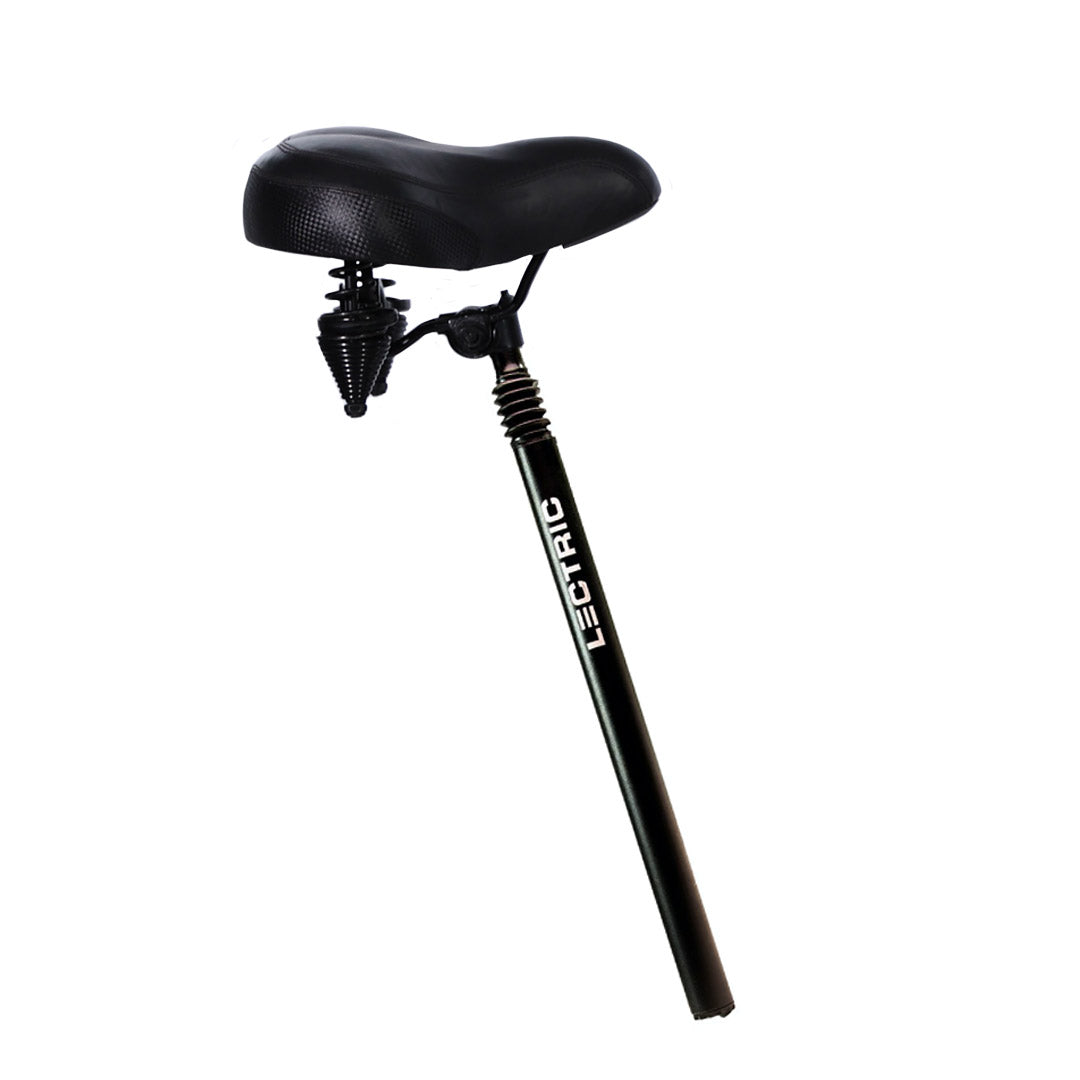 Lectric comfort package with giant seat and suspension seat post