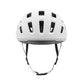 front view of white lazer helmet on a white background