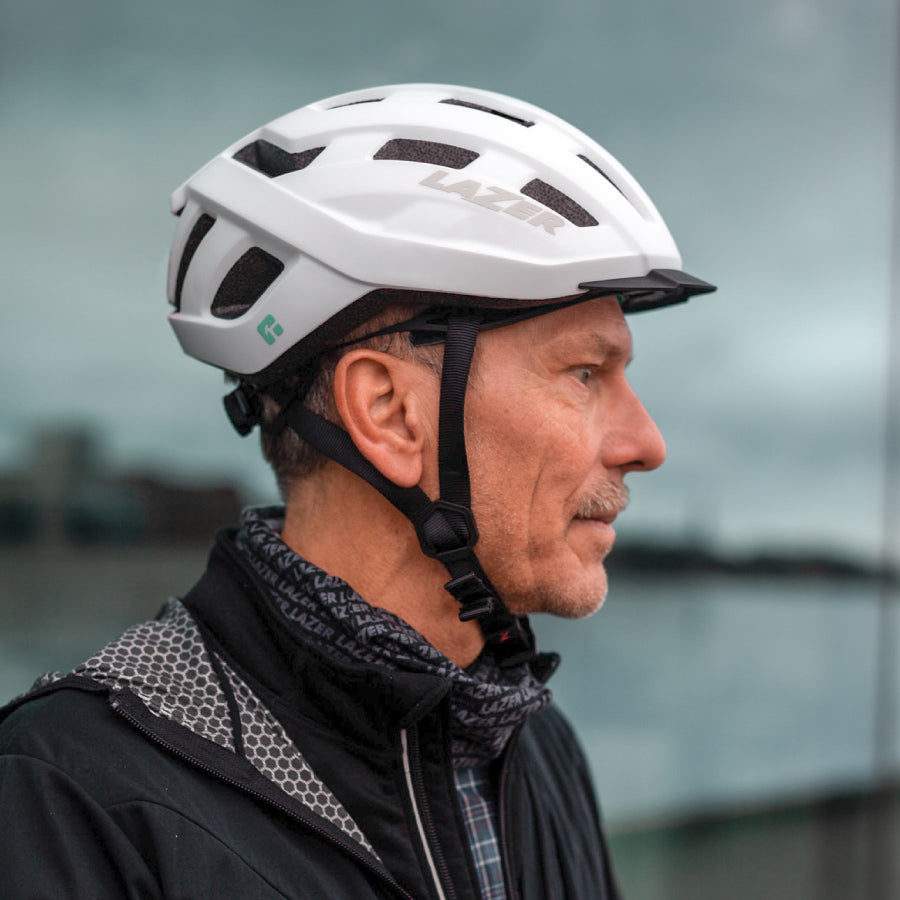 lazer blade+ road cycling helmet white White Lazer Codax Kineticore eBike Helmet