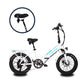 White Step-Thru e-bike with a Giant Seat and comfort suspension seat post